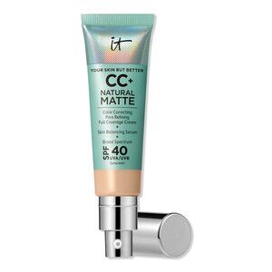 it Cosmetics CC+ Cream Natural Matte Foundation with SPF 40, Shade: Light, NIB